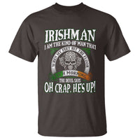 Funny Irishman T Shirt When My Feet Hit The Floor Each Morning The Devil Says Oh Crap He's Up