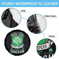 Funny Irish Girl Spare Tire Cover I Speak Fluent Sarcasm