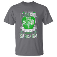 Funny Irish Girl T Shirt I Speak Fluent Sarcasm