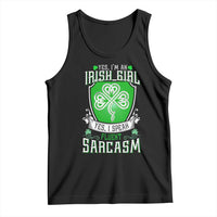 Funny Irish Girl Tank Top I Speak Fluent Sarcasm