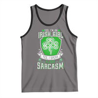 Funny Irish Girl Tank Top I Speak Fluent Sarcasm
