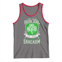 Funny Irish Girl Tank Top I Speak Fluent Sarcasm