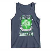 Funny Irish Girl Tank Top I Speak Fluent Sarcasm