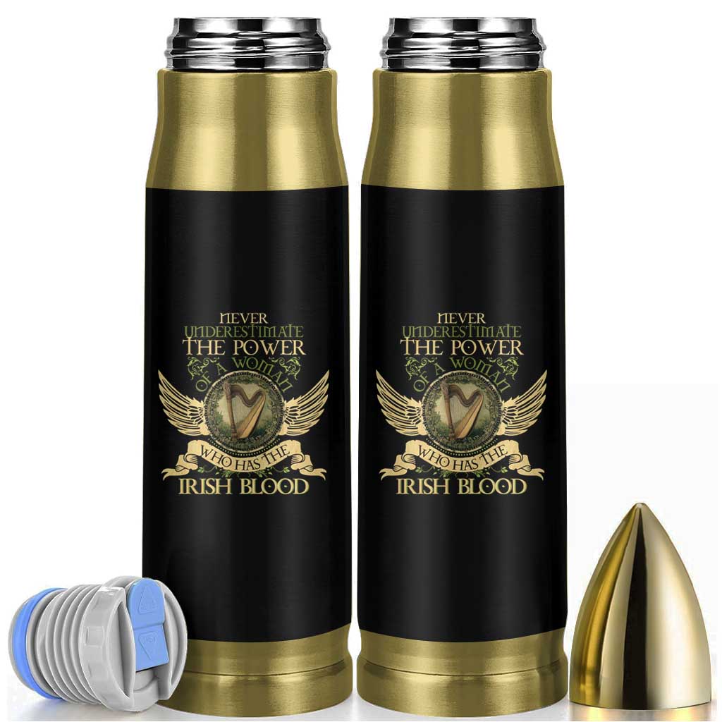 Never Underestimate The Power Of Irish Women Bullet Tumbler