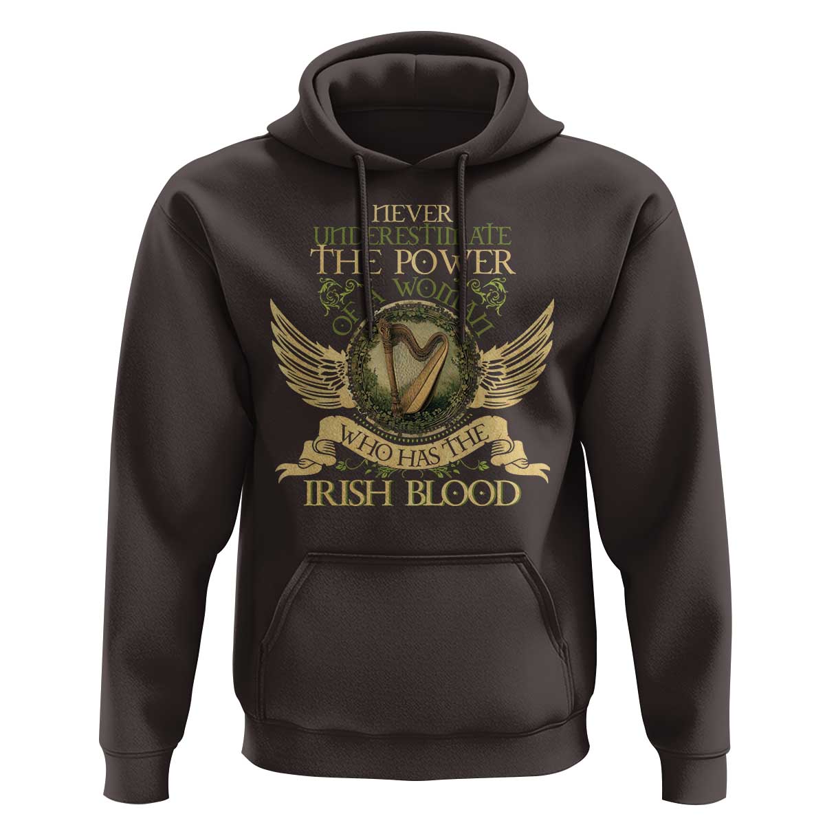 Never Underestimate The Power Of Irish Women Hoodie
