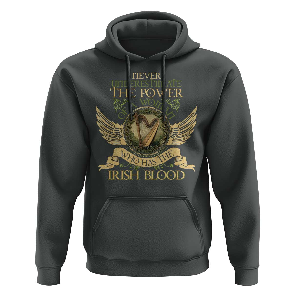 Never Underestimate The Power Of Irish Women Hoodie