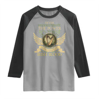 Never Underestimate The Power Of Irish Women Raglan Shirt