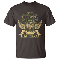 Never Underestimate The Power Of Irish Women T Shirt