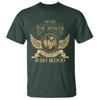 Never Underestimate The Power Of Irish Women T Shirt