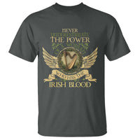 Never Underestimate The Power Of Irish Women T Shirt