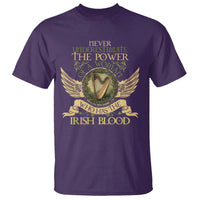Never Underestimate The Power Of Irish Women T Shirt