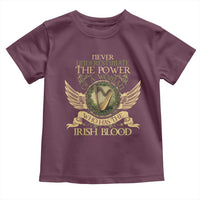 Never Underestimate The Power Of Irish Women Toddler T Shirt