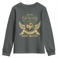 Never Underestimate The Power Of Irish Women Youth Sweatshirt