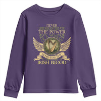 Never Underestimate The Power Of Irish Women Youth Sweatshirt