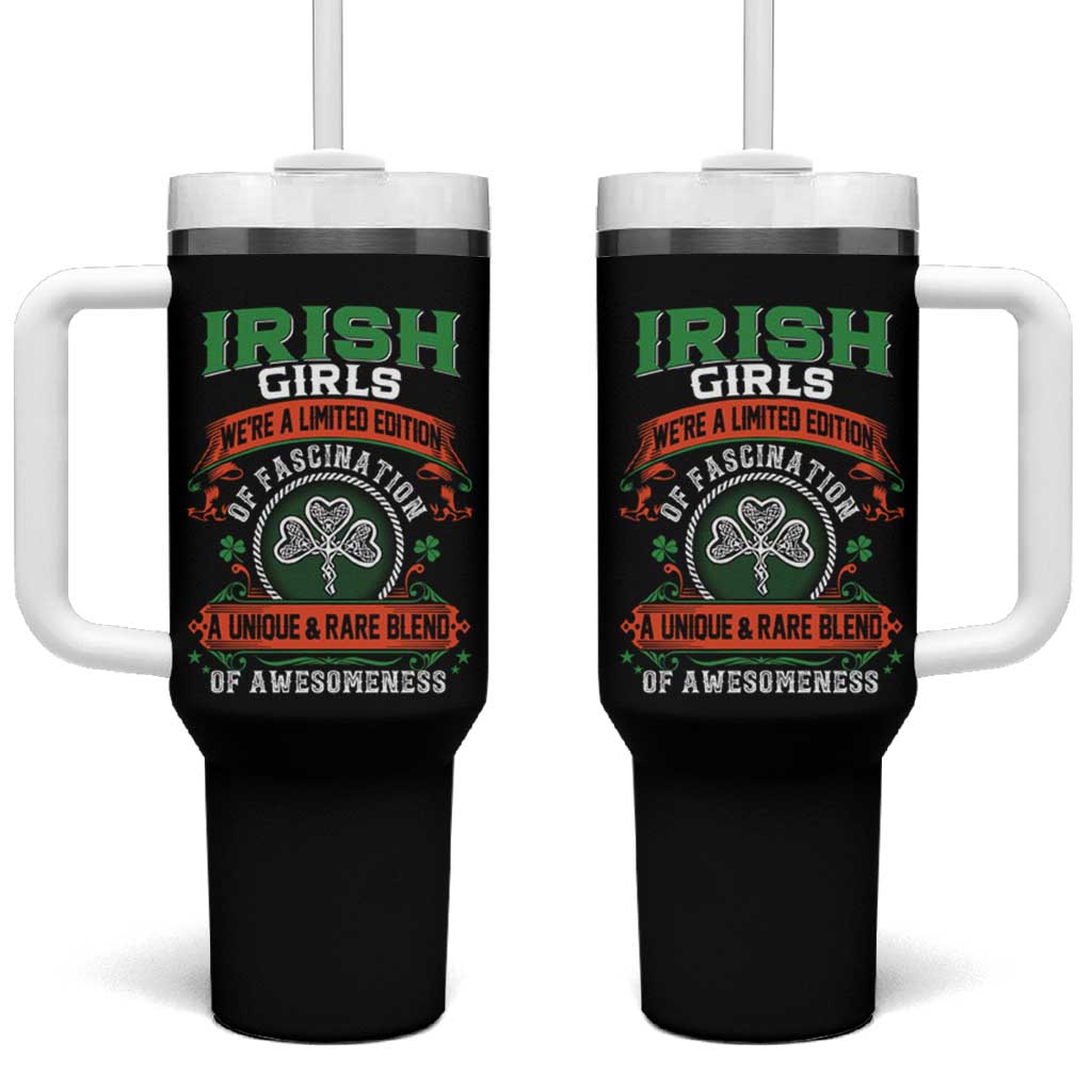 Irish Girls Tumbler With Handle We're A Limited Edition Of Fascination A Unique Rare Blend Of Awesomeness