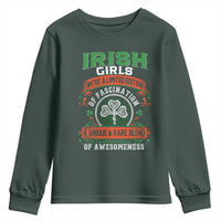 Irish Girls Youth Sweatshirt We're A Limited Edition Of Fascination A Unique Rare Blend Of Awesomeness
