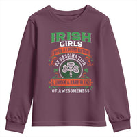 Irish Girls Youth Sweatshirt We're A Limited Edition Of Fascination A Unique Rare Blend Of Awesomeness
