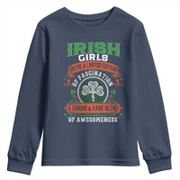 Irish Girls Youth Sweatshirt We're A Limited Edition Of Fascination A Unique Rare Blend Of Awesomeness