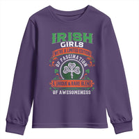 Irish Girls Youth Sweatshirt We're A Limited Edition Of Fascination A Unique Rare Blend Of Awesomeness