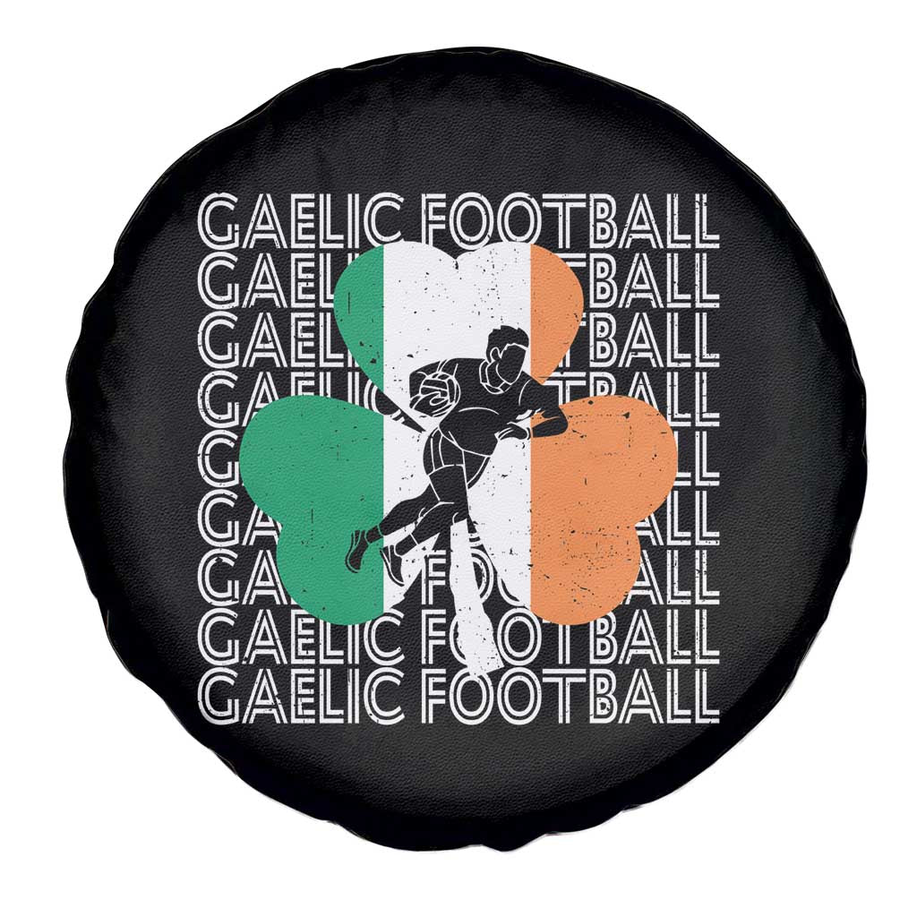 Gaelic Football Spare Tire Cover Irish Flag Shamrock