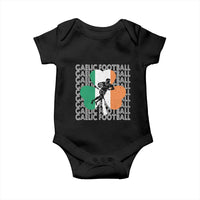 Gaelic Football Baby Onesie Irish Flag Shamrock