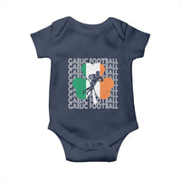 Gaelic Football Baby Onesie Irish Flag Shamrock