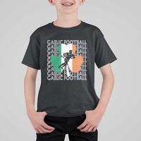 Gaelic Football T Shirt For Kid Irish Flag Shamrock