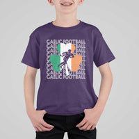 Gaelic Football T Shirt For Kid Irish Flag Shamrock