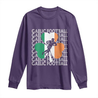 Gaelic Football Long Sleeve Shirt Irish Flag Shamrock