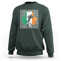 Gaelic Football Sweatshirt Irish Flag Shamrock