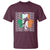 Gaelic Football T Shirt Irish Flag Shamrock