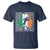 Gaelic Football T Shirt Irish Flag Shamrock