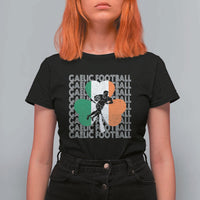 Gaelic Football T Shirt For Women Irish Flag Shamrock
