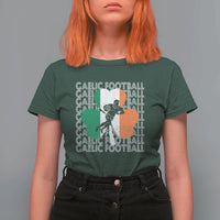 Gaelic Football T Shirt For Women Irish Flag Shamrock