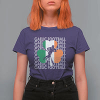 Gaelic Football T Shirt For Women Irish Flag Shamrock