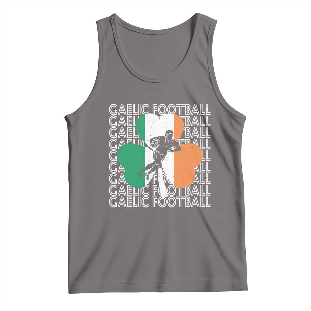 Gaelic Football Tank Top Irish Flag Shamrock