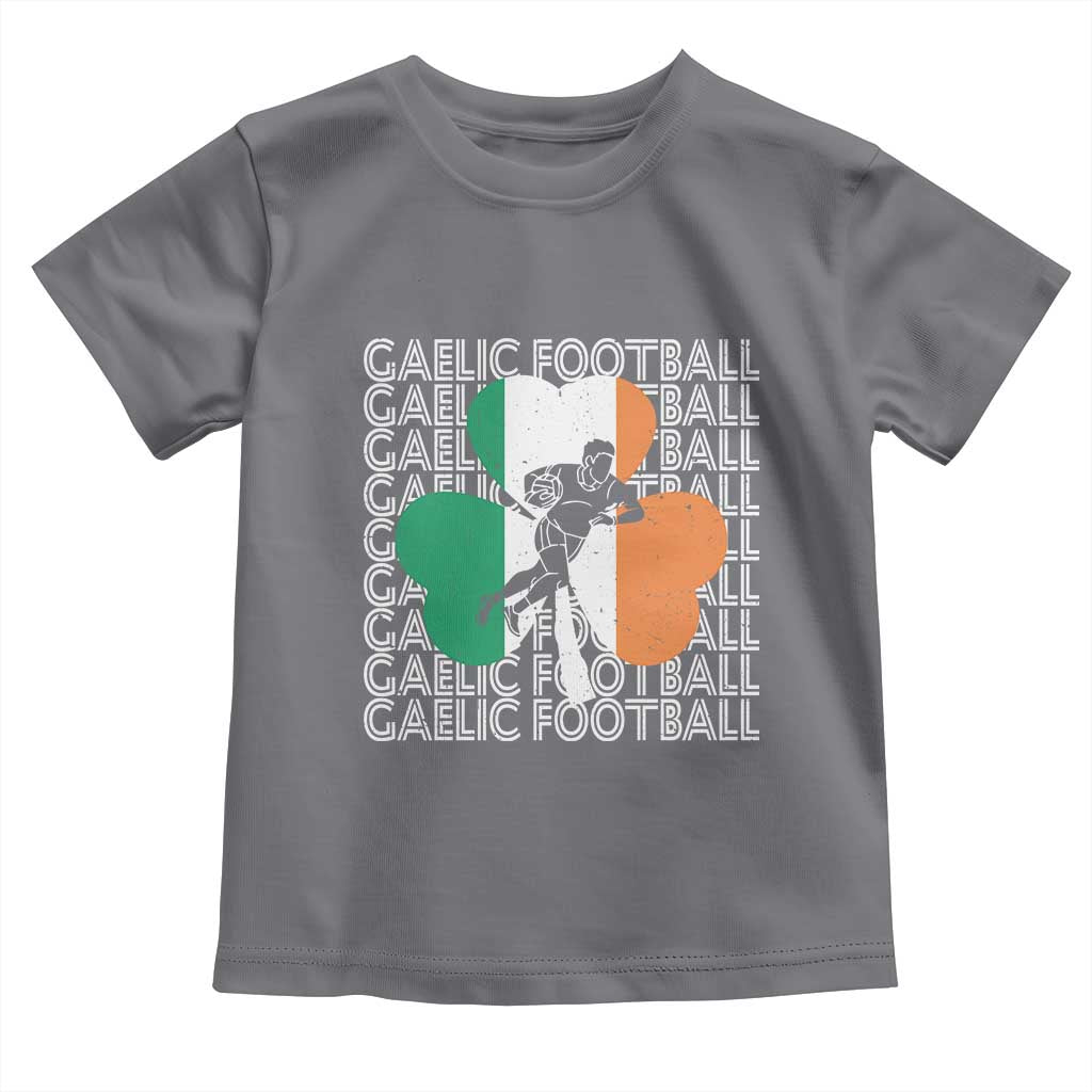 Gaelic Football Toddler T Shirt Irish Flag Shamrock