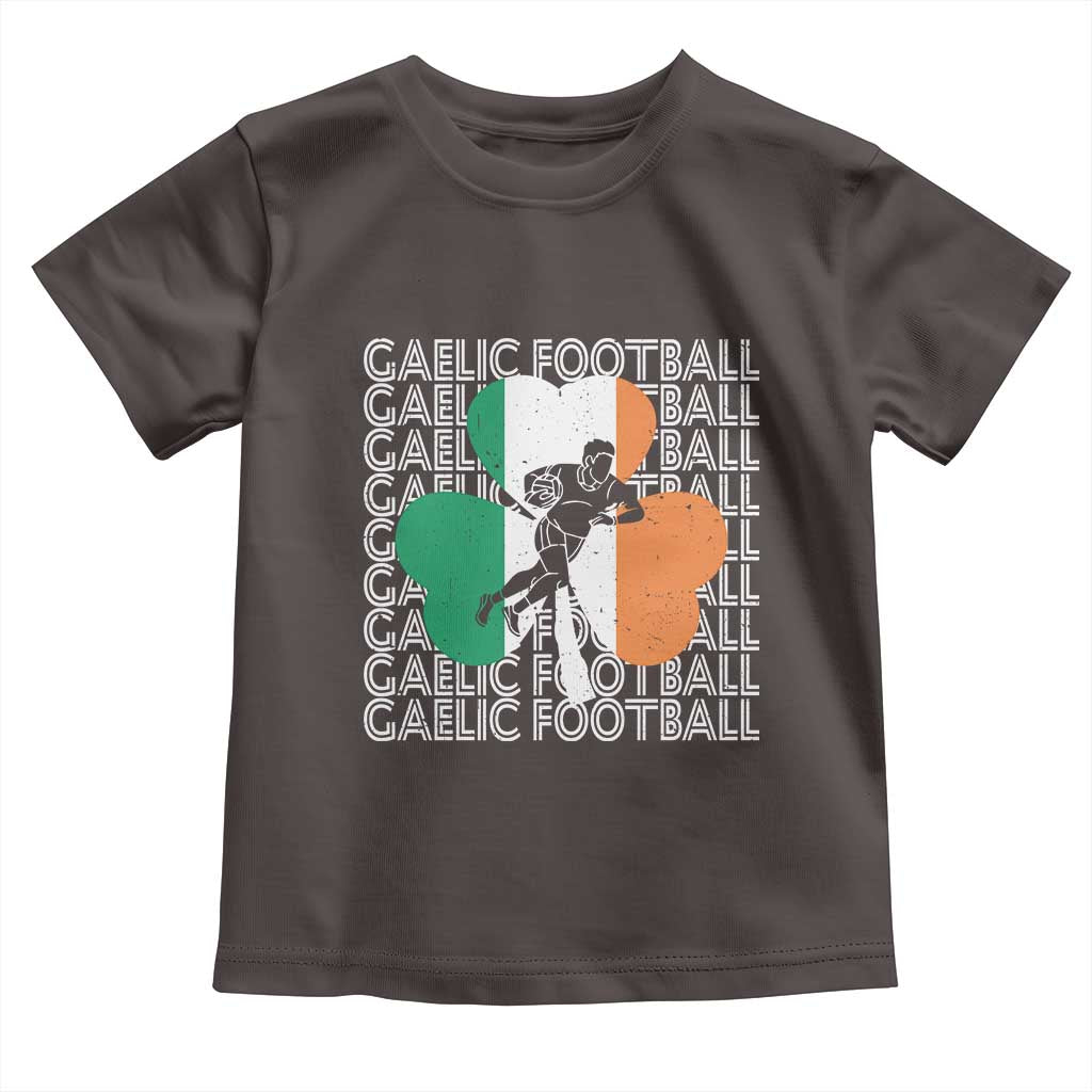 Gaelic Football Toddler T Shirt Irish Flag Shamrock