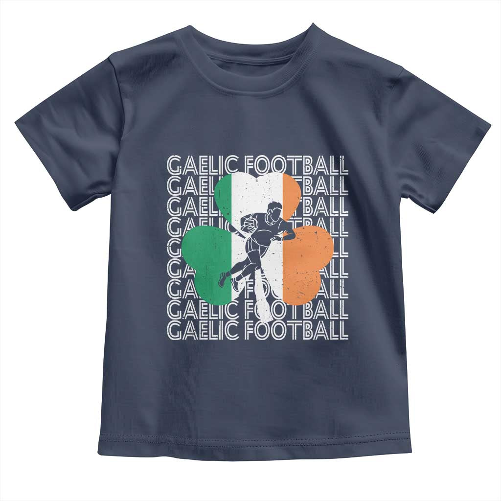 Gaelic Football Toddler T Shirt Irish Flag Shamrock