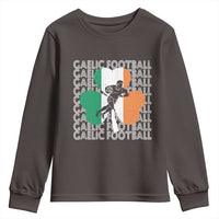 Gaelic Football Youth Sweatshirt Irish Flag Shamrock