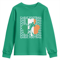 Gaelic Football Youth Sweatshirt Irish Flag Shamrock