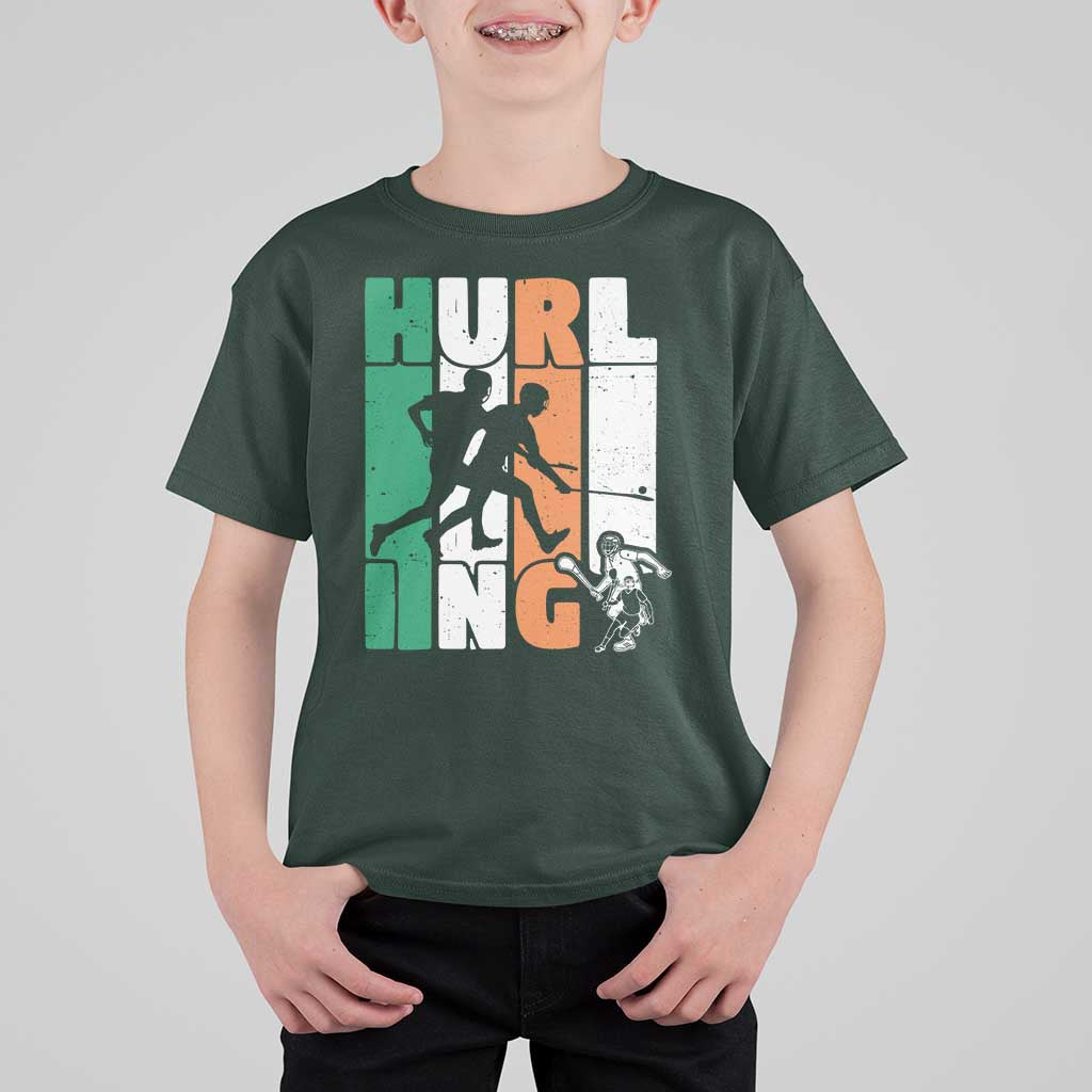 Irish Hurling Hurler T Shirt For Kid