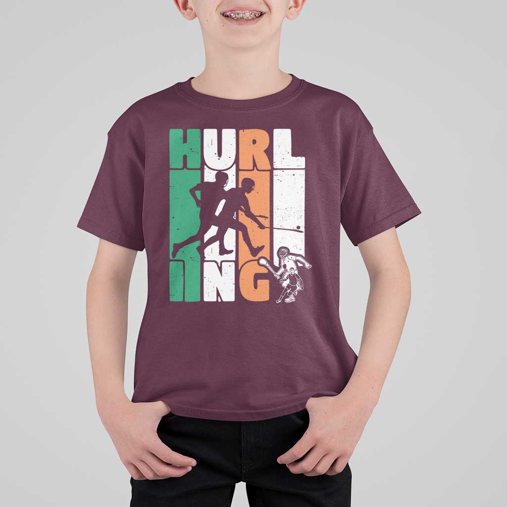 Irish Hurling Hurler T Shirt For Kid