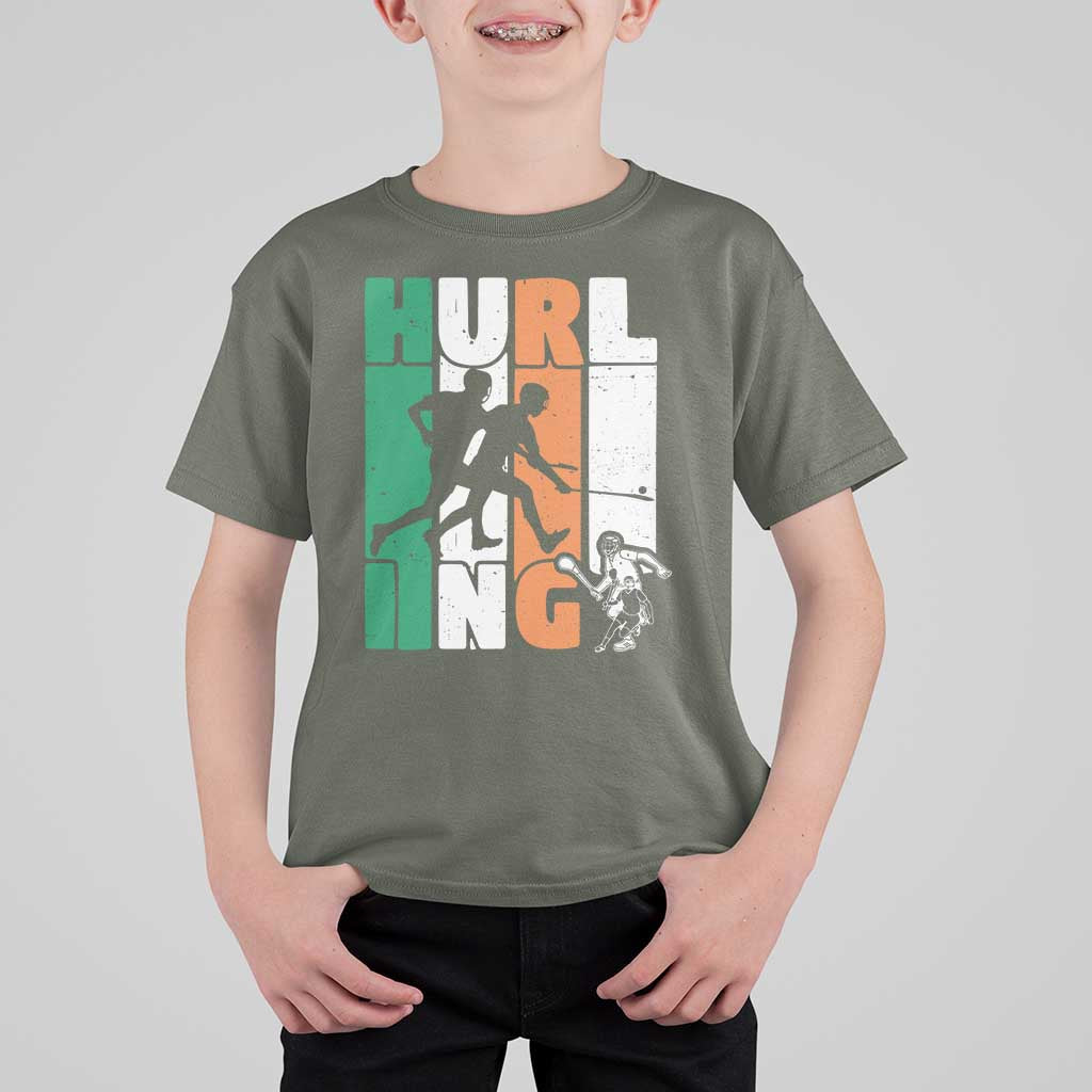Irish Hurling Hurler T Shirt For Kid