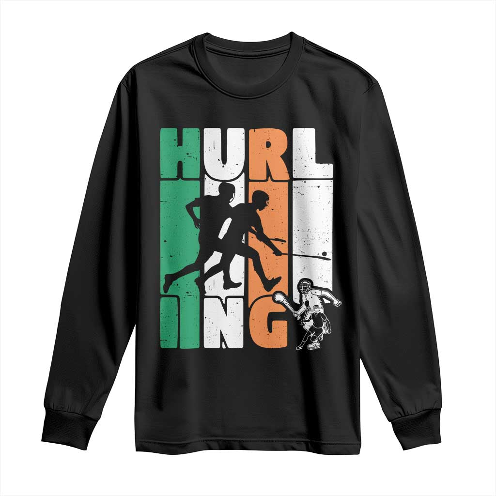 Irish Hurling Hurler Long Sleeve Shirt