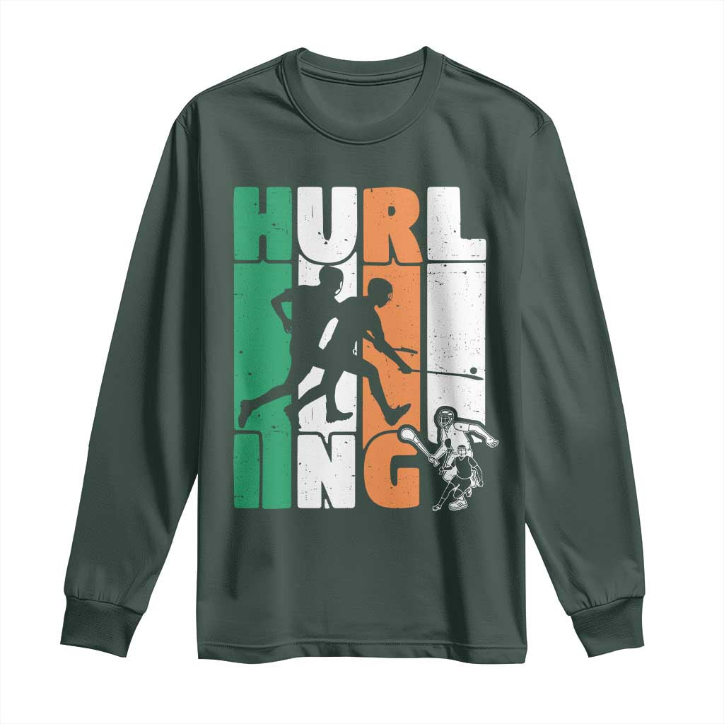 Irish Hurling Hurler Long Sleeve Shirt