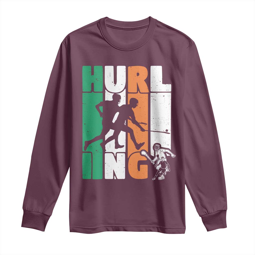 Irish Hurling Hurler Long Sleeve Shirt