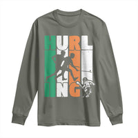 Irish Hurling Hurler Long Sleeve Shirt