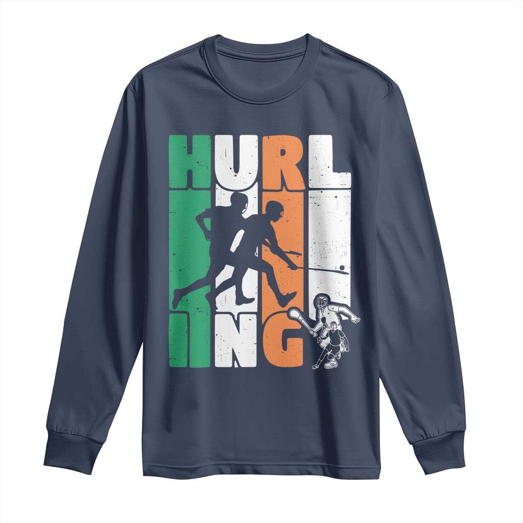 Irish Hurling Hurler Long Sleeve Shirt