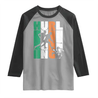 Irish Hurling Hurler Raglan Shirt